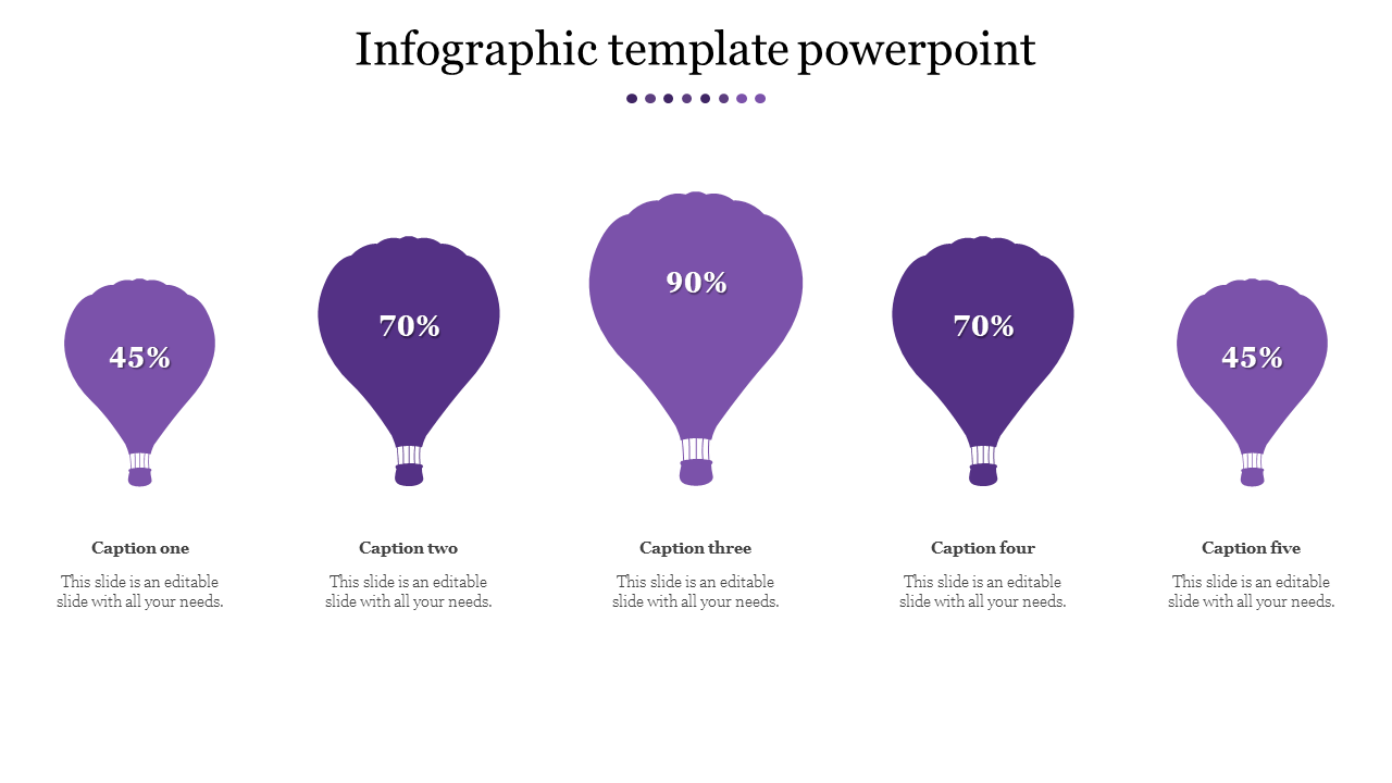 infographic template powerpoint-5-Purple